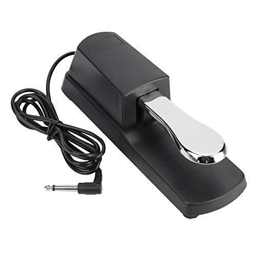 Elektronisches Klavier-Pedal, universell tragbar, elektronische Tastatur, Sustain Pedal für digitale Klavierinstrumente, Schwarz Elektronisches Klavier-Pedal, universell tragbar, elektronische Tastatur, Sustain Pedal für digitale Klavierinstrumente, Schwarz von Uxsiya