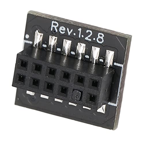 MSI-TPM-2.0-Modul, 12-poliges SPI-Modul Breite Kompatibilität 12-polig für PC für Mainboard für Computer MSI-TPM-2.0-Modul, 12-poliges SPI-Modul Breite Kompatibilität 12-polig für PC für Mainboard für Computer von Uxsiya