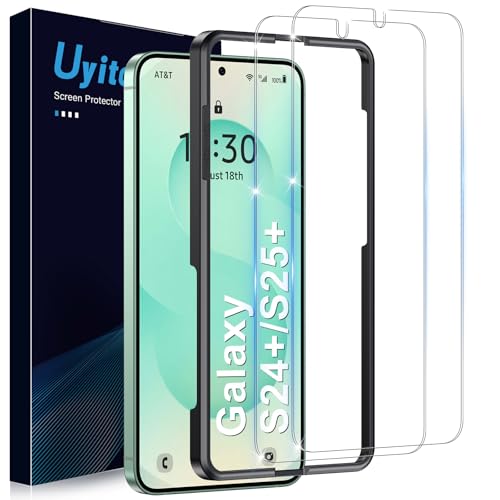Uyiton für Samsung Galaxy S25 Plus/ S24 Plus für Panzerglas - 2 Stück 9H Härte Schutzfolie Panzer Schutz Glas Folie,Vollständige Abdeckung Folie Displayschutz Anti-Kratz Schutzglas für S25+/ S24+ Uyiton für Samsung Galaxy S25 Plus/ S24 Plus für Panzerglas - 2 Stück 9H Härte Schutzfolie Panzer Schutz Glas Folie,Vollständige Abdeckung Folie Displayschutz Anti-Kratz Schutzglas für S25+/ S24+ von Uyiton