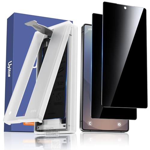 Uyiton für Samsung Galaxy S25 Ultra Sichtschutz - 2 Stück PET Privatsphäre Schutzfolie,Einfacher Schiebeeinbau,28°Privacy Schutz Anti-Spy Folie Displayschutz Sichtschutzfolie für Samsung S25 Ultra von Uyiton