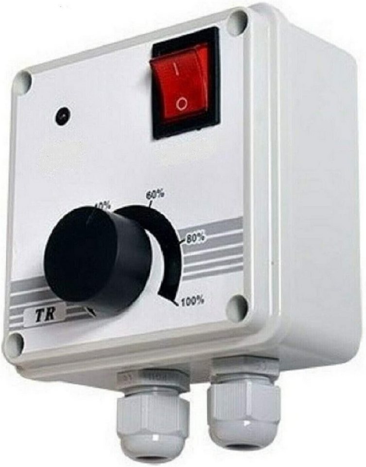 Uzman Drehzahlanzeige Industrie Drehzahlregler 400 Watt Drehzahlsteuerung für Ventilatoren, 1-tlg. von Uzman
