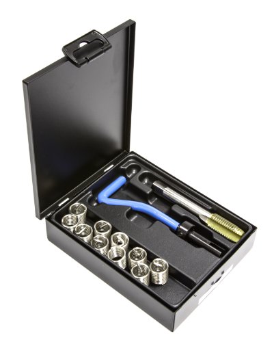 V-COIL Gewinde Reparatur Set M14 x 1,5 | Gewinde Reparatursatz | V-Coil Kit | Gewinde-Reparatur von beschädigten oder abgenutzten Gewinden | Mit Kunststoff-Kassette von V-Coil