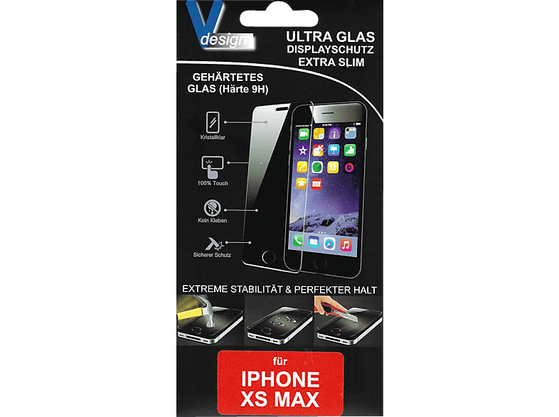 V-DESIGN VF 194 Displayschutz (für Apple iPhone XS Max) von V-DESIGN