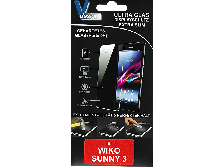 V-DESIGN VF 218 Displayschutz (für Wiko Sunny 3) von V-DESIGN