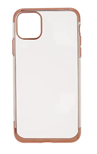 V-Design HBC 124 Hybrid Backcase für iPhone 11 Pro Max Pinkumrandung Clear Case weich TPU Hülle Ultra Dünne Voller Schutz Kompatibel mit iPhone 11 Pro Max von V-Design