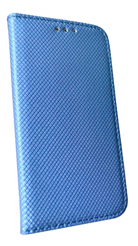 VSM 088 Smart Bookcase für iPhone 13 blau Magnetverschluss Premium Kunstleder Klapphülle Case Cover Etui Schutzhülle Kompatibel mit iPhone 13 von V-Design