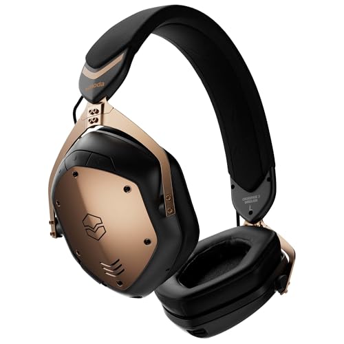 V-MODA Crossfade 3 KABELLOSER&Kabel-Over-Ear-KOPFHÖRER. Top-DJs weltweit bevorzugt. Kraftvoller Sound,abgestimmt für energetischen Club-Sound,der begeistert. Editor-App,Bronze Black,Onesize,XFBT3-BRBK von V-MODA