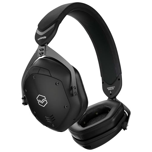 V-MODA Crossfade 3 KABELLOSER&Kabel-Over-Ear-KOPFHÖRER. Von den Top-DJs bevorzugt. Kraftvoller Sound,abgestimmt energetischen Club-Sound,der begeistert. Editor-App.,XFBT3-MTBK,Matte Black,One Size von V-MODA