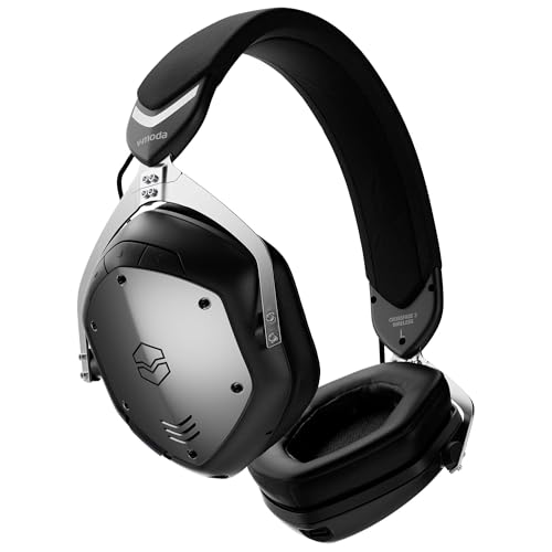 V-MODA Crossfade 3 KABELLOSER & Kabel-Over-Ear-KOPFHÖRER. Von den Top-DJs weltweit bevorzugt. Kraftvoller Sound, abgestimmt für energetischen Club-Sound, der begeistert. Editor-App., Gunmetal Black von V-MODA