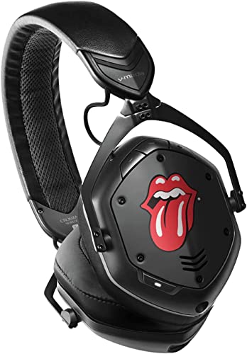 V-MODA Rolling Stones x Crossfade 2 Kabellose Over-Ear-Kopfhörer in Schwarz, Classic Licks (RSTONES-Classic) von V-MODA