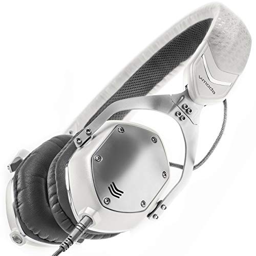 V-MODA XS On-Ear Metal-Noise-Isolation Kopfhörer (Weiß Silber) von V-MODA