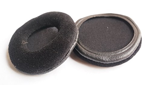 Ohrpolster aus Flanell für Yamaha HPH-200WH HPH200 HPH-200BK Kopfhörer (Ohrenschützer) Headset, Schwarz von V-MOTA