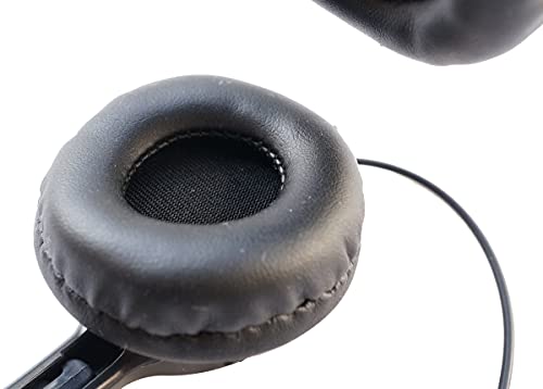 Reparaturteile Ohrpolster Kompatibel mit Sony MDR-110 MDR110 Kopfhörer Ersatzkissen Ohrenschützer (Leder 1 Paar) von V-MOTA