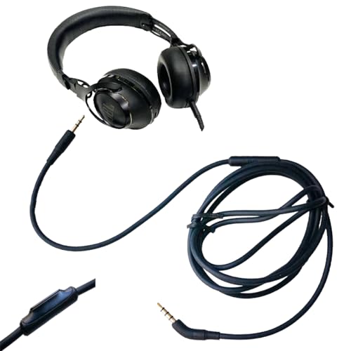 V-MOTA Club 700 BT Audiokabel mit Mikrofon, kompatibel mit JBL Club 700 BTNC, Club 950 NC, Tune 770NC 760NC 750BTNC 700BT 710BT 660NC 600BTNC, 2,5 mm auf 3,5 mm Stecker (1,2 m) von V-MOTA
