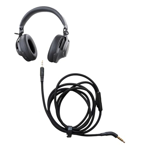 V-MOTA Club 950NC Audiokabel mit Mikrofon, kompatibel mit JBL Tour One, Live 660NC, Live 650BTNC, Live 500BT, Live 460NC, Live 400BT Kabel, 2,5 mm auf 3,5 mm Stecker, geflochtenes Nylon (1,2 m) von V-MOTA