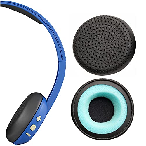 V-MOTA Ohrpolster kompatibel mit Skullcandy Uproar kabelgebundenen / kabellosen On-Ear-Kopfhörern, Ersatz-Lederkissen, Reparaturteile (1 Paar) von V-MOTA