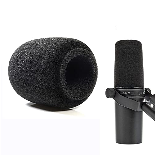 V-MOTA Staubdichter Schaumstoff-Schaumstoff, kompatibel mit Shure SM7B SM27 PGA27 dynamischem Gesangsmikrofon, Set mit Mikrofon-Galgenständer, Heimstudio-Anwendungen, Ersatzkissen, Reparaturteile von V-MOTA