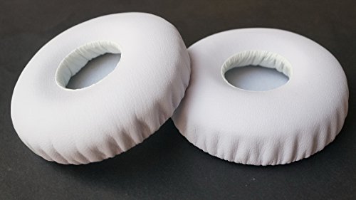 ohrpolster ohrschalten leder kissen ersatzteile für beats solo - monster beats solo hd wireless & schnurlos - kopfhörer (earmuffes / kissen headset (weiß) von Vmota