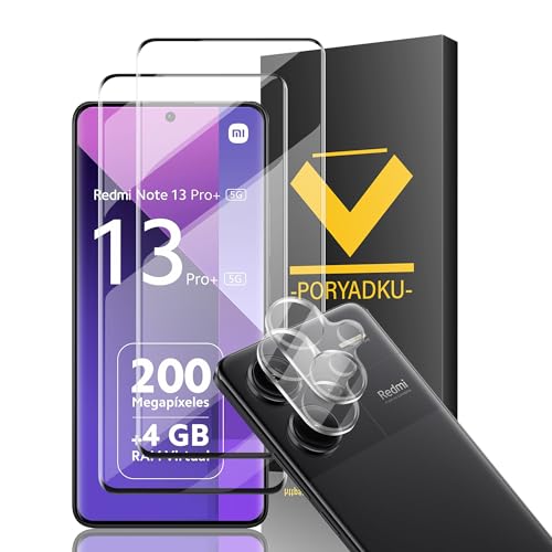 V-PORYADKU 2+2 Stück Für Xiaomi Redmi Note 13 Pro Plus/Note 13 Pro+ Panzer Schutz Glas Folie 2 Stück + Kamera Schutzfolie 2 Stück, 9H Härte, Anti-Kratzen, HD Clear Displayschutzfolie Glas V-PORYADKU 2+2 Stück Für Xiaomi Redmi Note 13 Pro Plus/Note 13 Pro+ Panzer Schutz Glas Folie 2 Stück + Kamera Schutzfolie 2 Stück, 9H Härte, Anti-Kratzen, HD Clear Displayschutzfolie Glas von V-PORYADKU