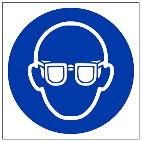 Mandatory Ppe – Eye Protection Logo – 150 x 150 mm Sicherheitsschild von V Safety