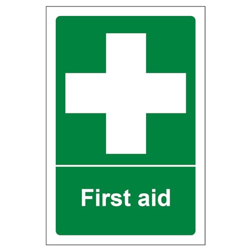 Sicherheitsschild "First Aid General – First Aid – 100 x 150 mm, wiederklebbar" von VSafety