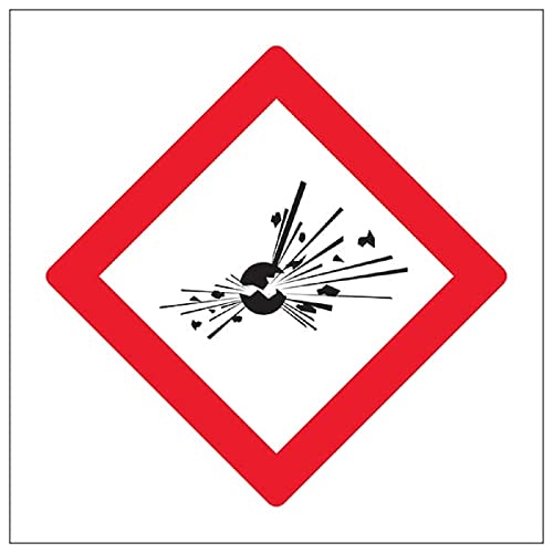 V Safety Explosive-200 x 200 mm Magnetschild von VSafety