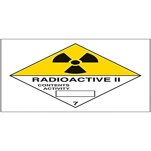 V Safety Hazard Diamond – Radioactive II – 200 x 200 mm – Magnetisches Sicherheitsschild von V Safety