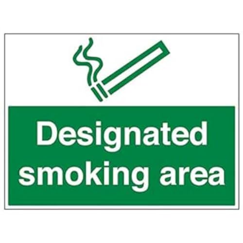 VSafety 57041BR-S Schild mit Aufschrift "Smoking Area", Querformat, 600 mm x 450 mm, 3 Stück VSafety 57041BR-S Schild mit Aufschrift "Smoking Area", Querformat, 600 mm x 450 mm, 3 Stück von VSafety