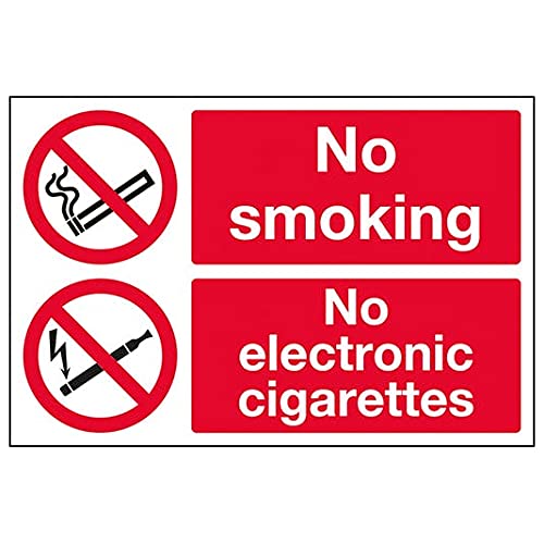 VSafety Elektronische Zigaretten, 600 x 450 mm, starrer Kunststoff von V Safety