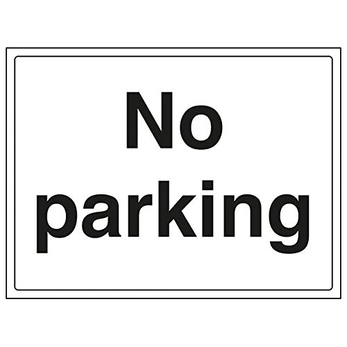VSafety Schild "No Parking", Querformat, 3 Stück, 400mm x 300mm, 3 von V Safety