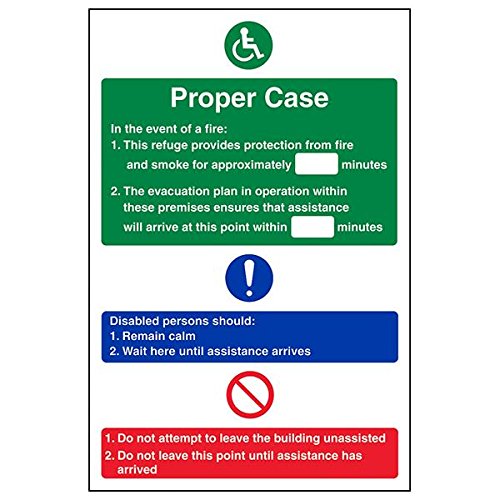 VSafety Schild "Refuge Action", Hochformat, 3 Stück, 200mm x 300mm, 3 von V Safety