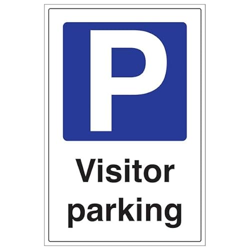 VSafety Visitor Parking – 600 x 800 mm 3 mm Aluminium-Verbundwerkstoff mit Befestigungskanal von V Safety