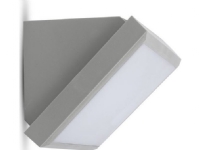 Wandleuchte V-TAC 20W LED diagonal Grau IP65 VT-8055-N 4000K 2050lm von V-TAC