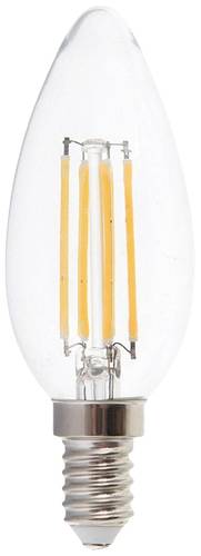 V-TAC 214301 LED EEK F (A - G) E14 Kerzenform 4.00W Warmweiß (Ø x H) 35mm x 98mm von V-TAC