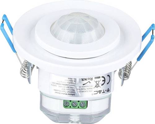 V-TAC 5091 Unterputz Bewegungsmelder 360° Weiß IP20 von V-TAC