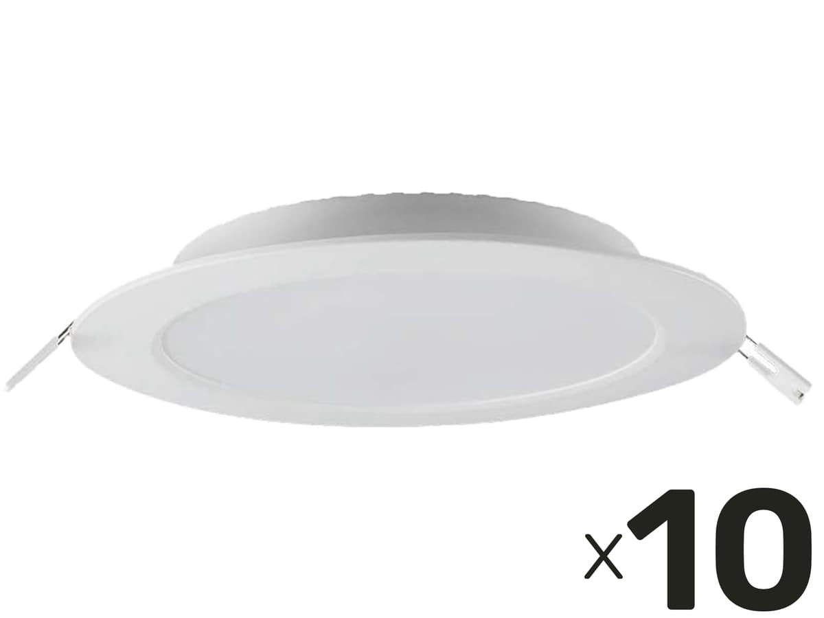 V-TAC LED-Einbauleuchte VT-61006, EEK: E, 6 W, 660 lm, 3000 K, 10 Stück von V-TAC