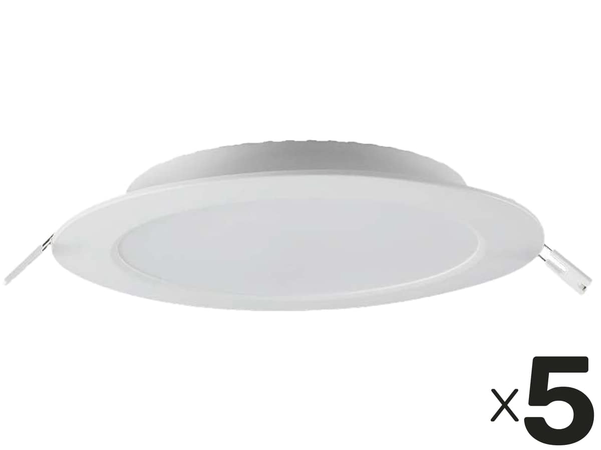 V-TAC LED-Einbauleuchte VT-61018, EEK: F, 18 W, 1850 lm, 3000 K, 5 Stück V-TAC LED-Einbauleuchte VT-61018, EEK: F, 18 W, 1850 lm, 3000 K, 5 Stück von V-TAC