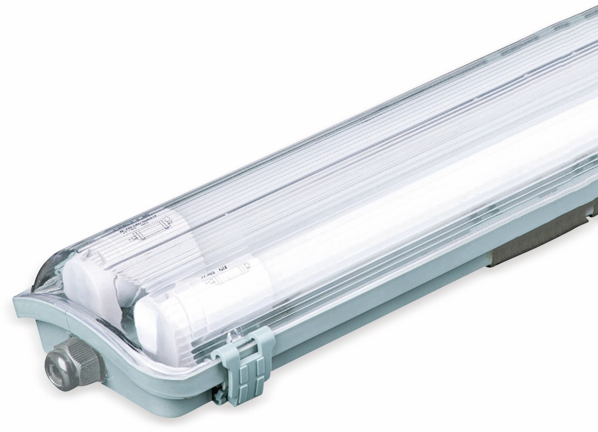 V-TAC LED-Feuchtraum-Wannenleuchte , VT-12023 (6387, 2x 18W, 4000K) von V-TAC
