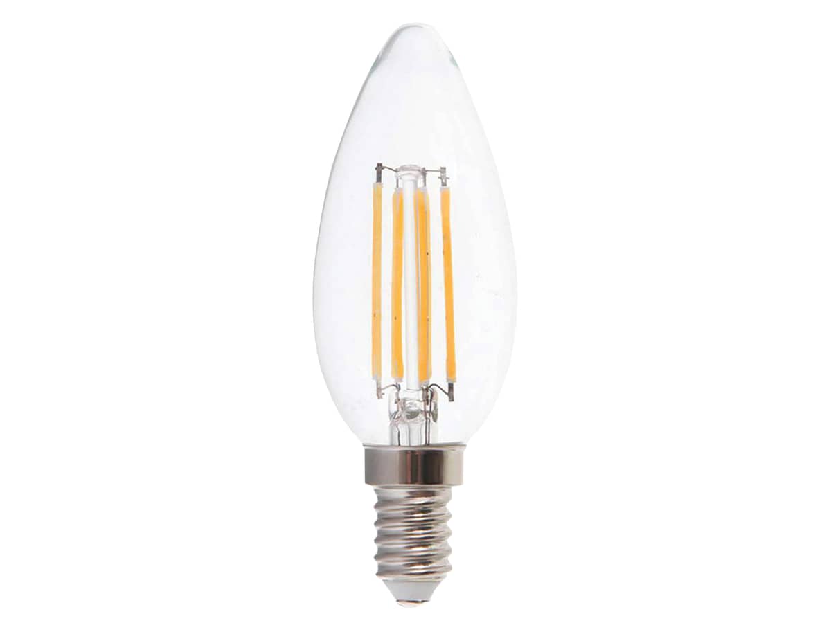 V-TAC LED-Filament-Lampe VT-2127-N, E14, EEK: F, 6W, 600lm, 4000K von V-TAC