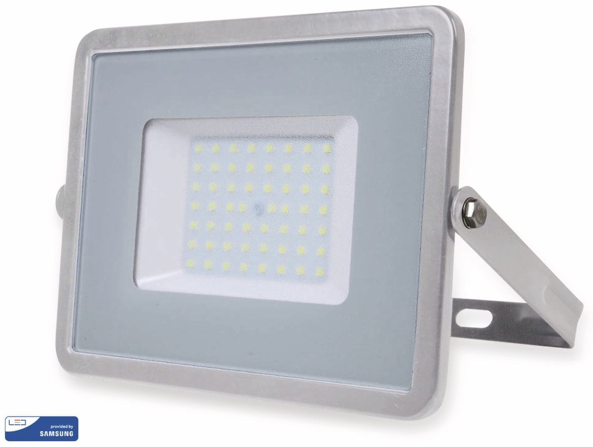 V-TAC LED-Flutlichtstrahler VT-50, EEK: F, 50 W, 4000 lm, 4000K von V-TAC