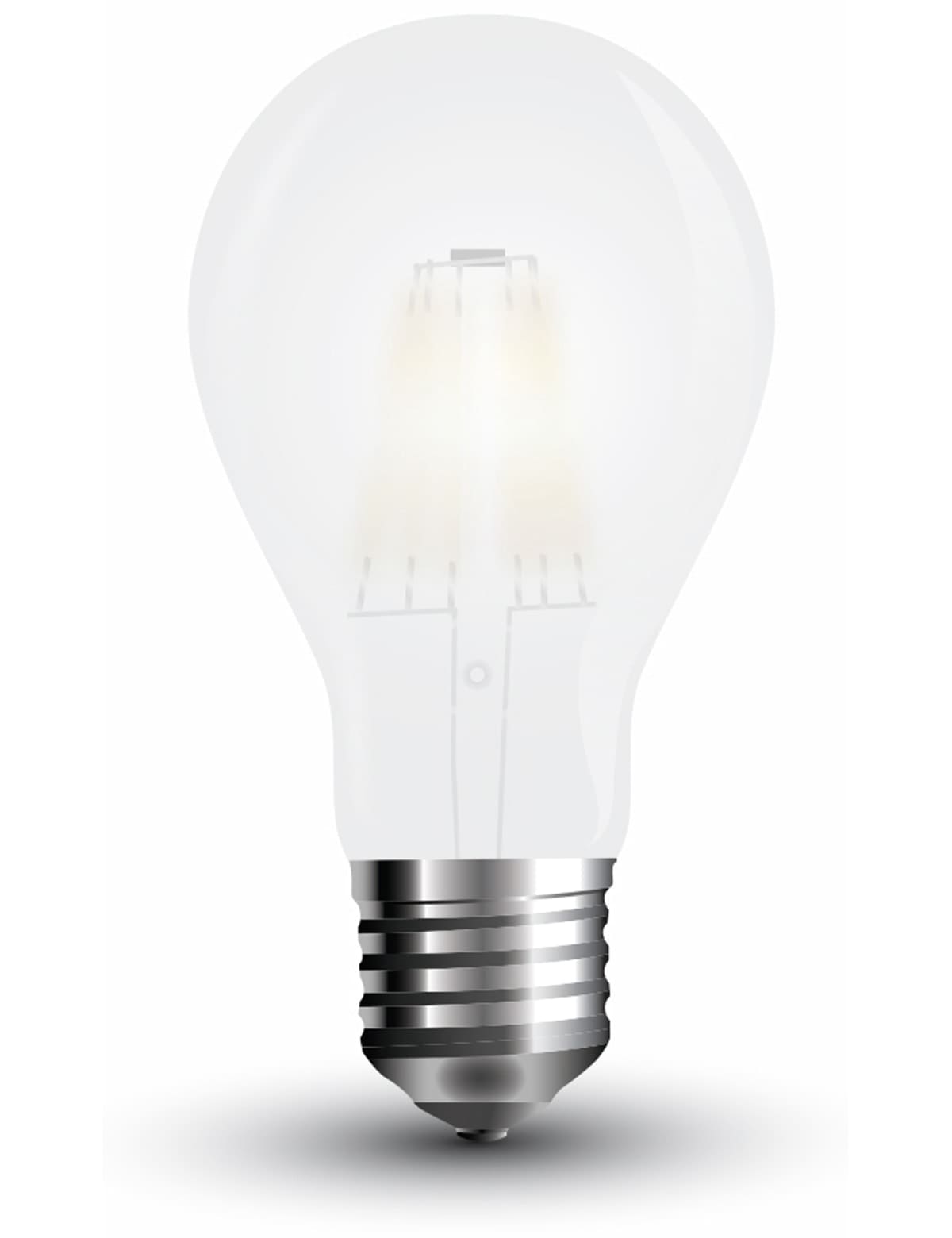 V-TAC LED-Lampe Frost, VT-2045(7178), E27, EEK: E, 5 W, 600 lm, 2700 K von V-TAC