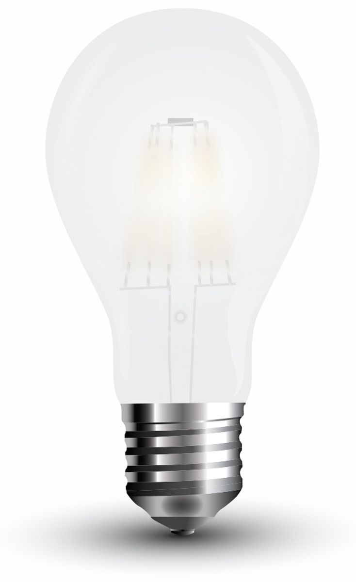 V-TAC LED-Lampe VT-2047 Frost, E27, EEK: E, 7 W, 840 lm, 2700 K von V-TAC