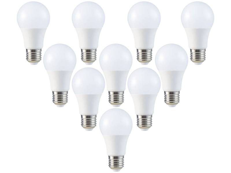 V-TAC LED-Lampe VT-2099, E27, EEK: F, 8,5 W, 806 lm, 3000 K, 10 Stück von V-TAC