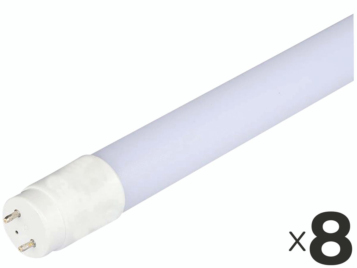 V-TAC LED-Röhre VT-1577, T8, G13, EEK: F, 20 W, 2100 lm, 3000 K, 1500 mm, 8 Stück V-TAC LED-Röhre VT-1577, T8, G13, EEK: F, 20 W, 2100 lm, 3000 K, 1500 mm, 8 Stück von V-TAC