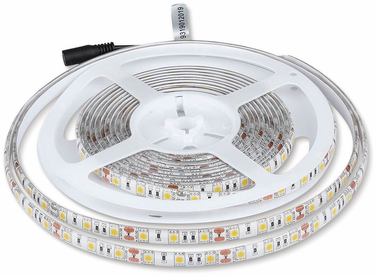 V-TAC LED-Strip VT-5050, 300 LEDs, 5 m, 12V, IP 65, 4000 K V-TAC LED-Strip VT-5050, 300 LEDs, 5 m, 12V, IP 65, 4000 K von V-TAC