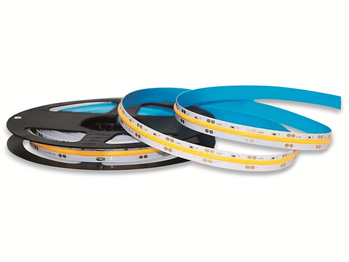 V-TAC LED-Strip VT-COB 512 (2650), 2560 LEDs, EEK: F, 60 W, 24V, 5000 lm, 4000 K, 5 m, IP 20, 90RA von V-TAC