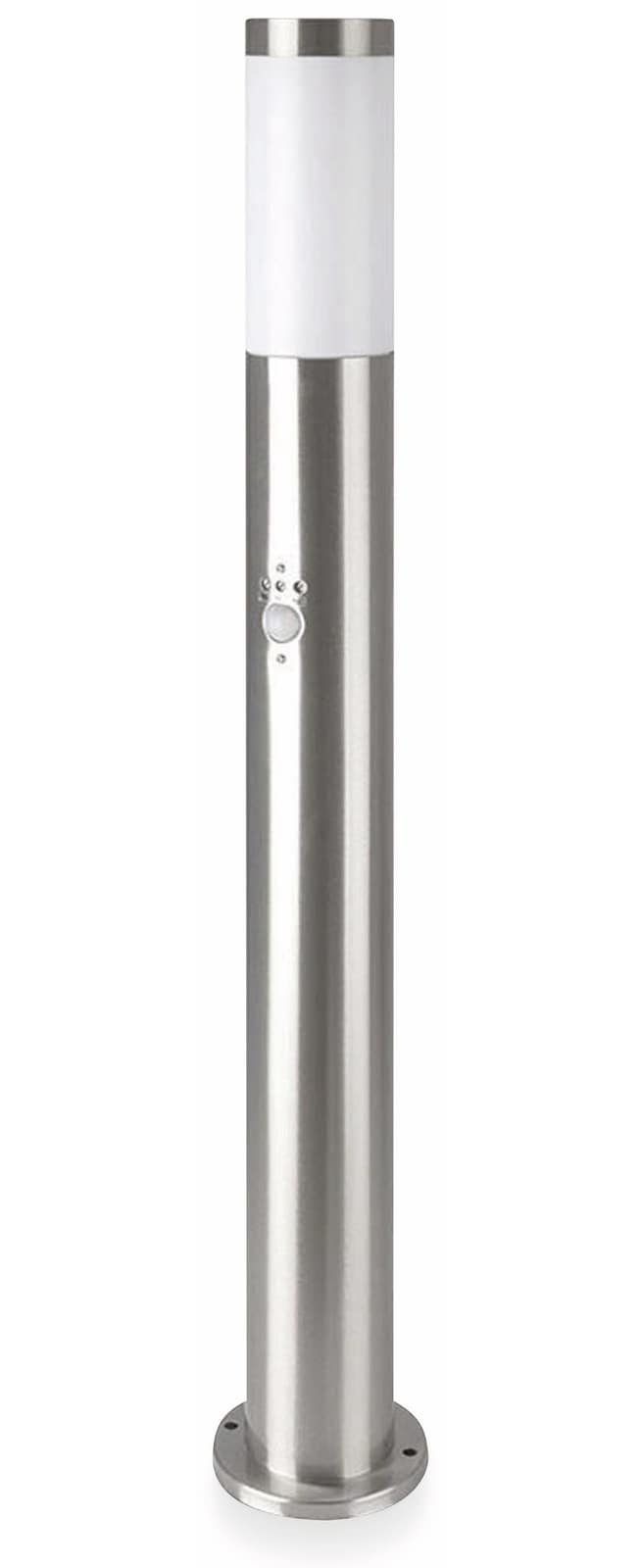 V-TAC Poller-Außenleuchte VT-838, IP44, E27, PIR-Sensor, Edelstahl, 800mm, VT-8960, Nickel-satiniert von V-TAC