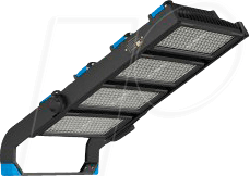 VT-499 - LED-Flutlicht, 1000 W, 120000 lm, 4000 K, schwarz, IP66 von V-TAC