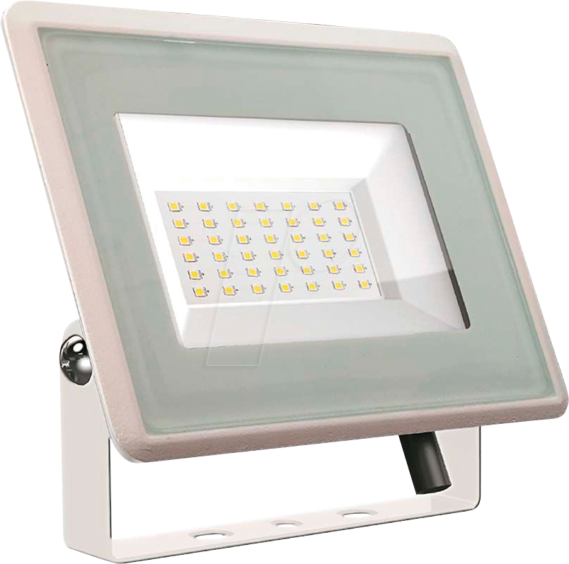 VT-6748 - LED-Flutlicht, 30 W, 2510 lm, 6500 K, weiß von V-TAC