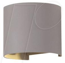 VT-7083 - Wandleuchte, 6 W, 660 lm, 3000 K, grau, IP65 VT-7083 - Wandleuchte, 6 W, 660 lm, 3000 K, grau, IP65 von V-TAC